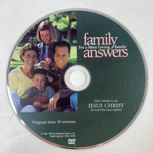 Family Answers: For A More Loving Family DVD 2004 Conflict Resolution No Case
